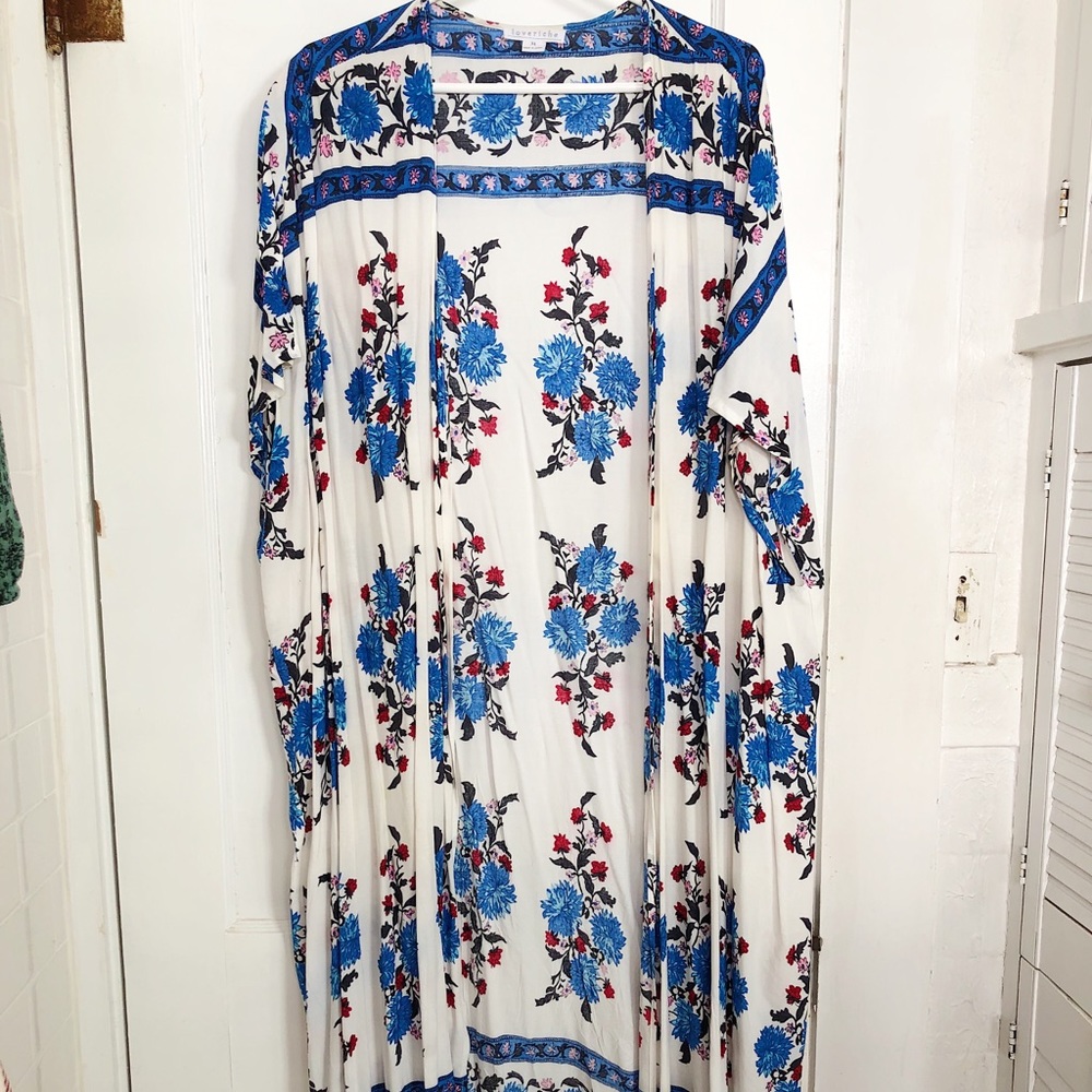 Forever 21 floral print kimono